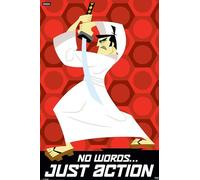 Samurai Jack No Words, Just Action Maxi Poster, Multi-Colour