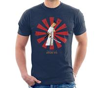 Samurai Jack Retro Japanese Men's T-Shirt Navy Blue