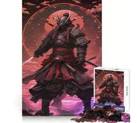 Samurai Japan Armor Jigsaw Puzzle 1000 Piece for Adults Intellect Toy Soothing Fun Precise Cut (38x52cm)