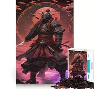 Samurai Japan Armor Jigsaw Puzzle for Teenagers 1000 Pieces Boost Memory Relaxing Fun Premium Cut Stylish Gift (50x75cm)