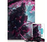 Samurai Japan Jigsaw Puzzle 1000 Piece for Teenagers Reason Skill Toy Relaxing Fun Exact Cut (50x75cm)