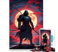 Samurai Japan Landscape 1000 Piece Jigsaw Puzzles for Teenagers Jigsaw Think Toy Together Fun Sharp Cut Art Collectible (38x52cm)
