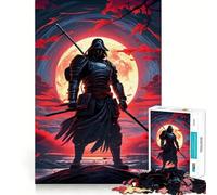 Samurai Japan Landscape 1000 Pieces Jigsaw Puzzles for Adults Improve Memory Peaceful Fun Sharp Edge (50x75cm)