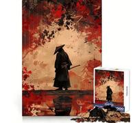 Samurai Japan Landscape Jigsaw Puzzles for Adults 1000 Piece Strengthen Recall Casual Fun Quality Edge Stylish Gift (50x75cm)