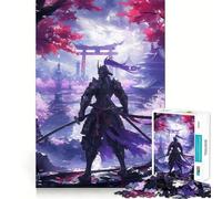 Samurai Japanese Culture 1000 Piece Jigsaw Puzzle for Teenagers Strong Logic Toy Serene Time Clear Edge Creative Gift (38x26cm)