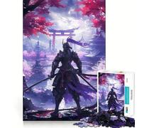 Samurai Japanese Culture Jigsaw Puzzles 1000 Piece for Adults Smart Reason Toy Casual Fun Smooth Edge Wall Art Decor (50x75cm)