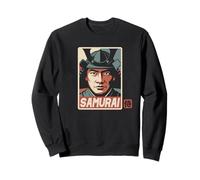 Samurai Japanese Kanji Anime Retro Japan Bushido Souvenir Sweatshirt