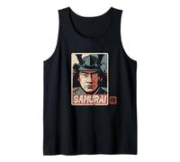 Samurai Japanese Kanji Anime Retro Japan Bushido Souvenir Tank Top