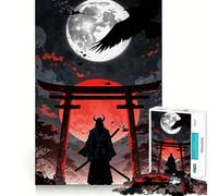 Samurai Japanese Landscape Jigsaw Puzzle for Teenagers 1000 Pieces Boost Memory Relaxing Fun Premium Cut Stylish Gift (38x26cm)