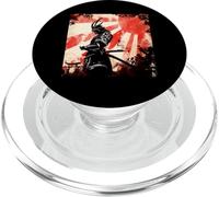 Samurai Japanese Retro Art Bushido Warrior PopSockets PopGrip for MagSafe