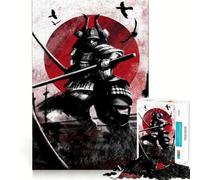 Samurai Japanese Style Jigsaw Puzzles for Teenagers 1000 Piece Brain Workout Toy Mental Relax Art Assembly Unique Gift (38x52cm)