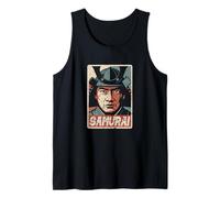 Samurai Japanese Ukiyo-e Anime Retro Japan Bushido Souvenir Tank Top