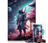 Samurai Japanese Warrior Jigsaw Puzzle for Teenagers 1000 Pieces Boost Memory Relaxing Fun Premium Cut Stylish Gift (38x26cm)