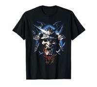 Samurai Katana Ninja Japan Warrior Spiriprint Design T-Shirt