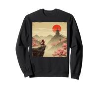 Samurai kishu ken cool japanese art samurai retro vintage Sweatshirt