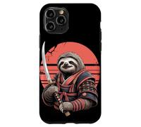 Samurai Lazy Sloth Katana Sword Sloths Case for iPhone 11 Pro