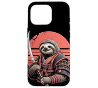 Samurai Lazy Sloth Katana Sword Sloths Case for iPhone 16 Pro