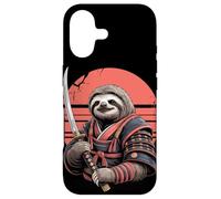 Samurai Lazy Sloth Katana Sword Sloths Case for iPhone 17