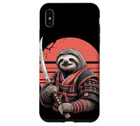 Samurai Lazy Sloth Katana Sword Sloths Case for iPhone XS Max
