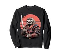 Samurai Lazy Sloth Katana Sword Sloths Sweatshirt