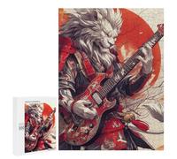 Samurai Lion Guitar Hero Puzzle 1000 Teile Schwer Puzzle Spielzeug Lernspiel Impossible Herausforderungsspielzeug Für Erwachsene Kinder 500 PCS