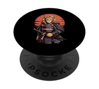 Samurai Lion Katana Sword Lions PopSockets Adhesive PopGrip
