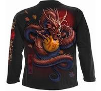 Samurai Long-Sleeved T-Shirt Spiral Direct Black XL