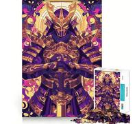 Samurai Magic Card 1000 Pieces Jigsaw Puzzles for Teenagers Strong Logic Toy Family Time Clear Edge Warm Surprise (38x52cm)