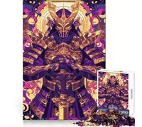 Samurai Magic Card 1000 Pieces Jigsaw Puzzles for Teenagers Strong Logic Toy Family Time Clear Edge Warm Surprise (38x52cm)