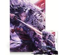 Samurai Maiden Jigsaw Puzzle for Teenagers 1000 Pieces Mind Skill Toy Gentle Leisure Design Assembly Premium Gift (38x52cm)