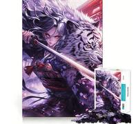 Samurai Maiden Jigsaw Puzzle for Teenagers 1000 Pieces Mind Skill Toy Gentle Leisure Design Assembly Premium Gift (38x52cm)