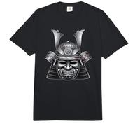 Samurai Mask Warrior Art Japanese Samurai Mask Design Comfort Colors Adult Heavyweight T-Shirt