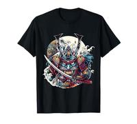 Samurai Masks Fearless Warrior Spirit T-Shirt
