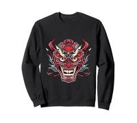 Samurai Masks Fierce Warrior Spirit Sweatshirt