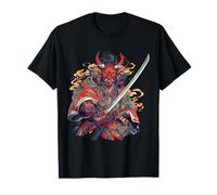 Samurai Masks Warrior Spirit Artwork T-Shirt