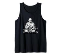 Samurai Monk Meditation Art Tank Top