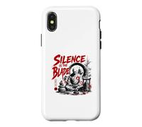 Samurai Monk Silence Is The Blade Zen Warrior Case for iPhone X/XS
