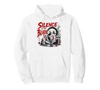 Samurai Monk Silence Is The Blade Zen Warrior Pullover Hoodie