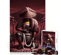 Samurai Mount Fuji Hard Jigsaw Puzzle for Adults 1000 Pieces Fine Logic Toy Calm Fun Neat Edge Thoughtful Gift (38x52cm)