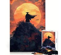 Samurai Mountain Fuji Jigsaw Puzzles for Adults 1000 Pieces Brain Skill Relaxed Mind Exact Edge Art Collection Piece (38x52cm)