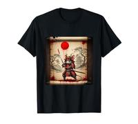 Samurai Mouse Warrior Dark Japanese Mythology Design T-Shirt