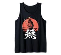 Samurai Mu - Brush Stroke Japanese Warrior Art Tank Top