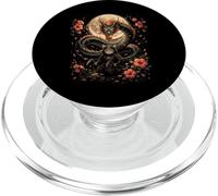 Samurai Ninja Cat Dragon Moon Japanese Aesthetic Art PopSockets PopGrip for MagSafe