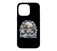 Samurai Ninja Cat vs Dragon Monster Great Wave Japanese Art Case for iPhone 14 Pro Max