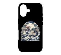 Samurai Ninja Cat vs Dragon Monster Great Wave Japanese Art Case for iPhone 17