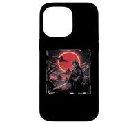 Samurai Ninja Cat Warrior Sumi-e UFO Ukiyo-e Sci Fi Japanese Case for iPhone 14 Pro Max