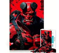 Samurai Ninja Hell Demon 1000 Piece Jigsaw Puzzle for Teenagers Strengthen Recall Peaceful Fun Quality Edge (50x75cm)