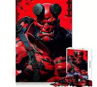 Samurai Ninja Hell Demon 1000 Piece Jigsaw Puzzles for Adults Teenagers Recall Build Slow Enjoy Exact Cut Art Collectible (38x52cm)