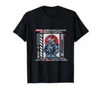 Samurai Ninja Japanese Japan T-Shirt, Men, Black, XX-Large