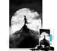 Samurai of The Moon Jigsaw Puzzles for Adults 1000 Pieces Brain Skill Relaxed Mind Exact Edge Art Collection Piece (38x26cm)